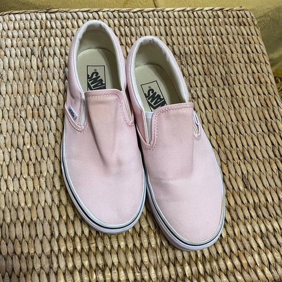 Vans Women's Pink Slip-On Shoes | size 9 - Picture 2 of 6